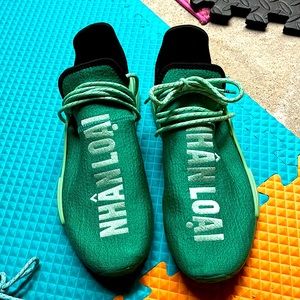 Pharrell X NMD Human Race “Core Green” men’s, size 11